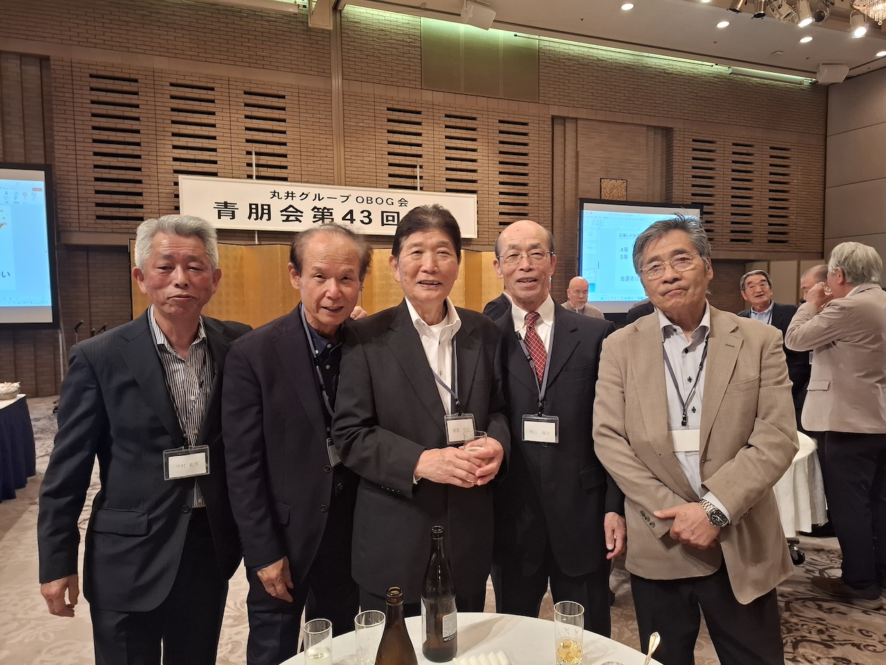 朝妻前々会長を囲んで